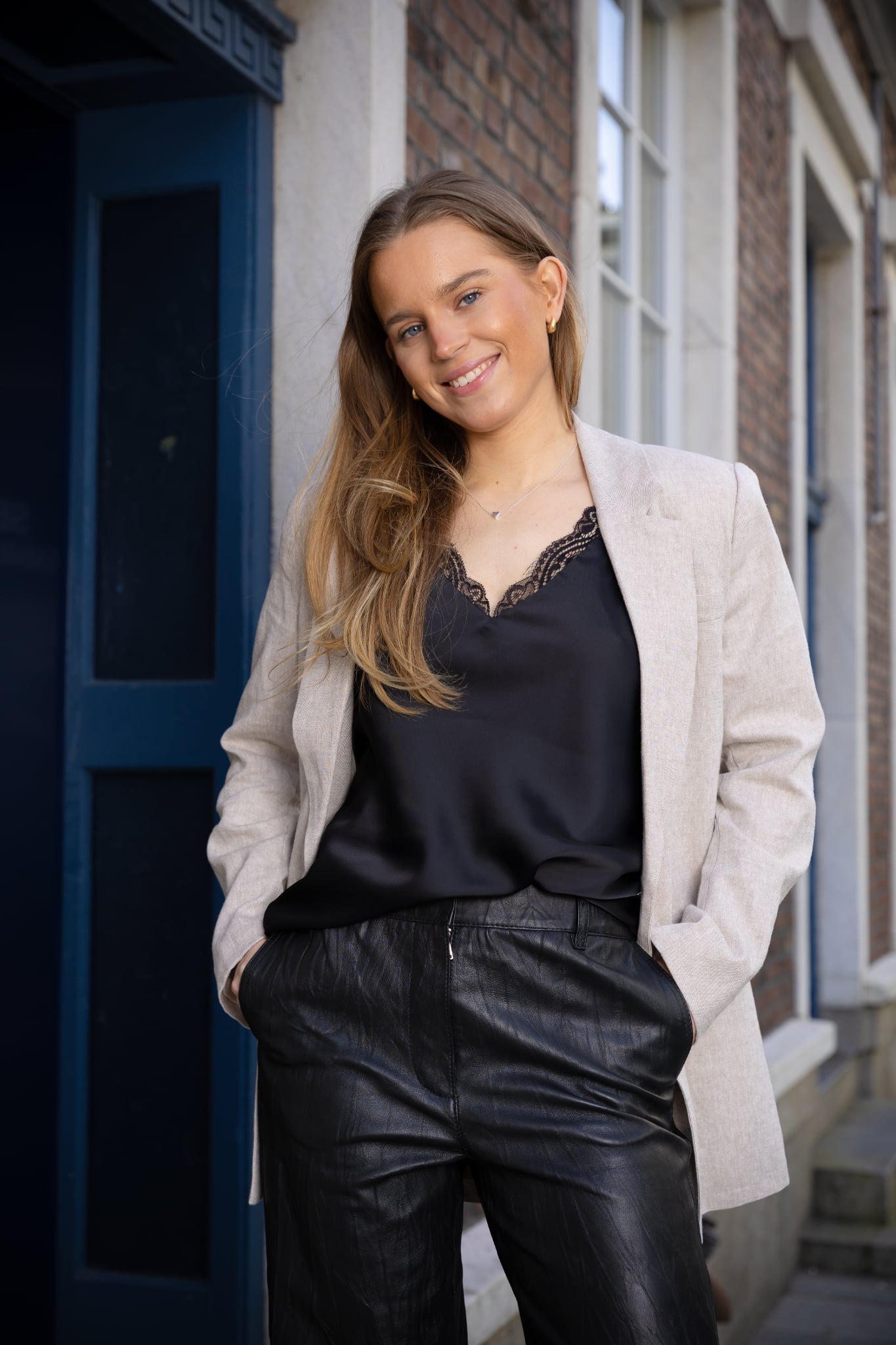 Tania Rita Blazer - Beige/ Nomad