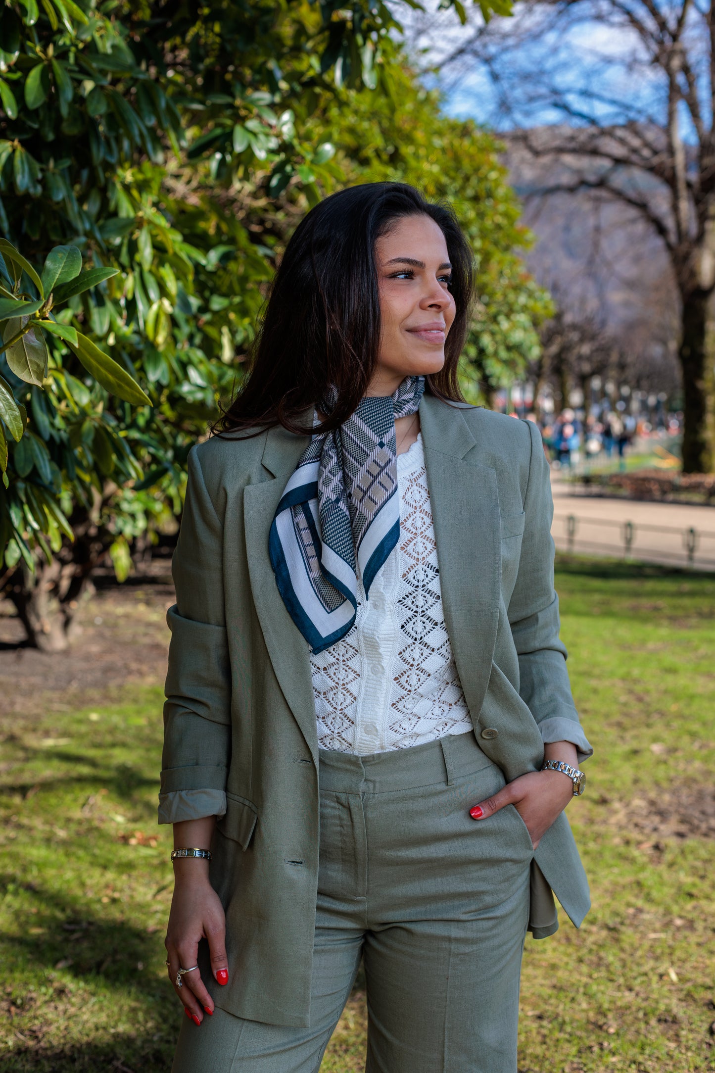 Tania Rita Blazer - Grønn/ Vetiver