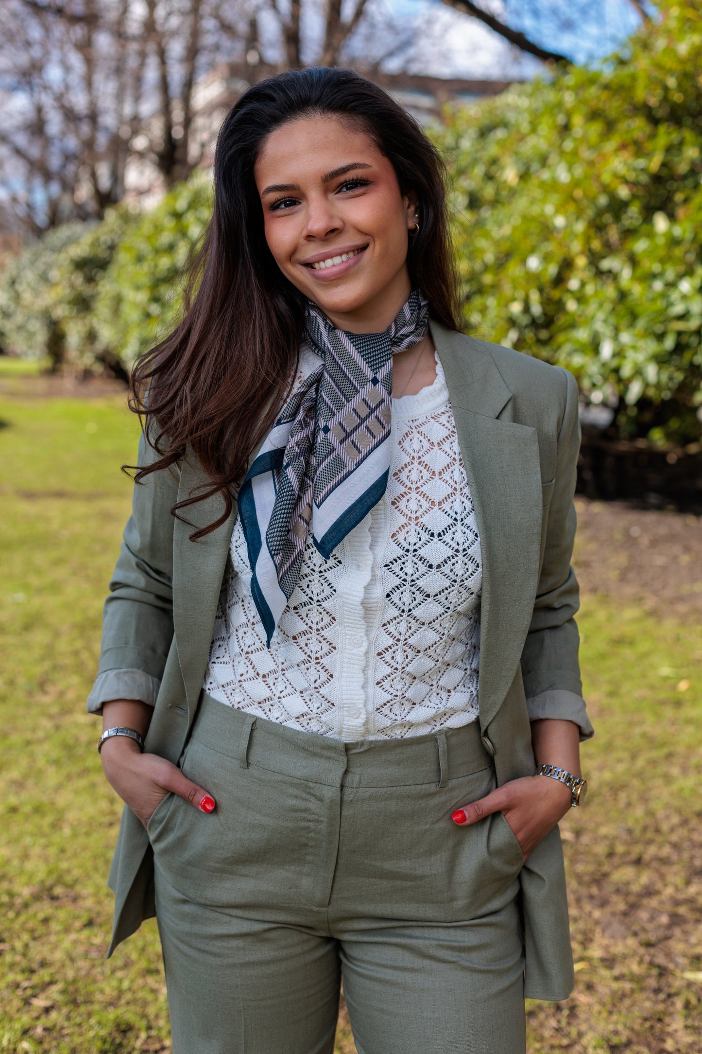 Tania Rita Blazer - Grønn/ Vetiver