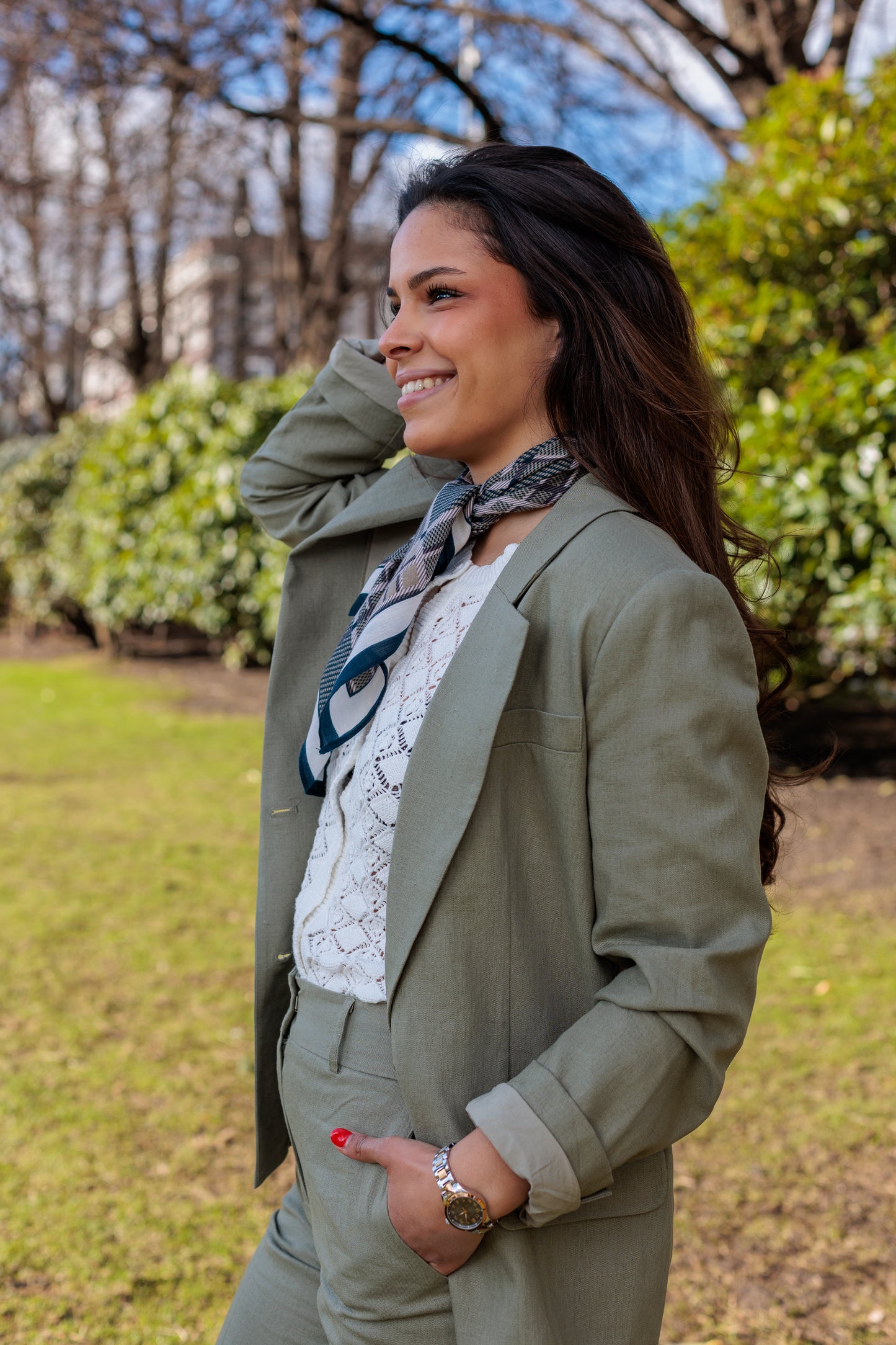 Tania Rita Blazer - Grønn/ Vetiver