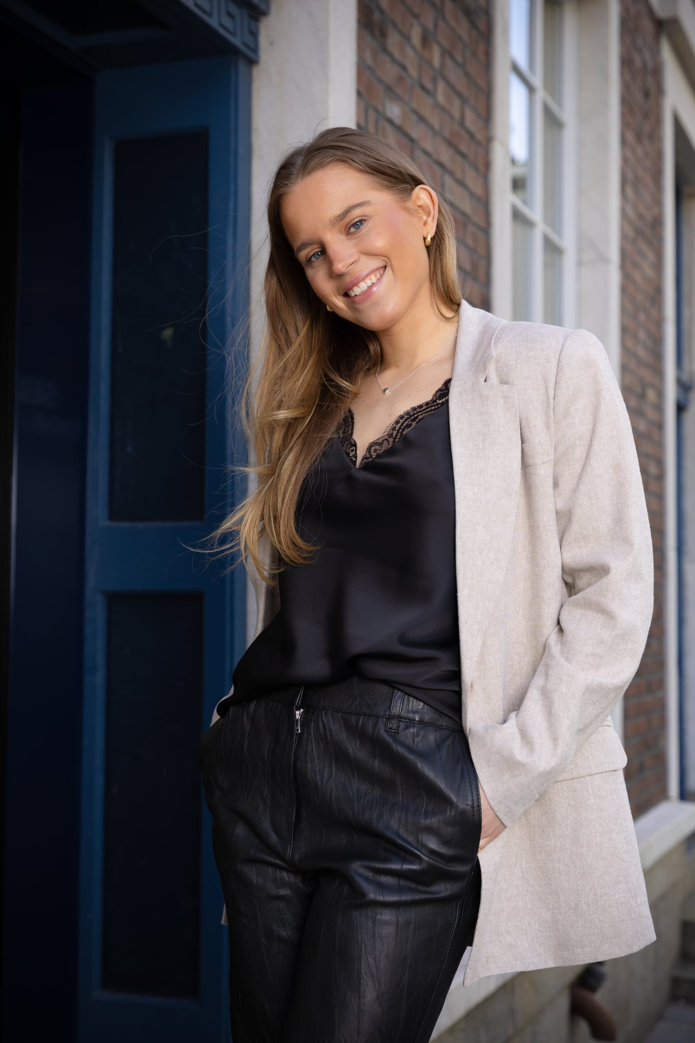 Tania Rita Blazer - Beige/ Nomad