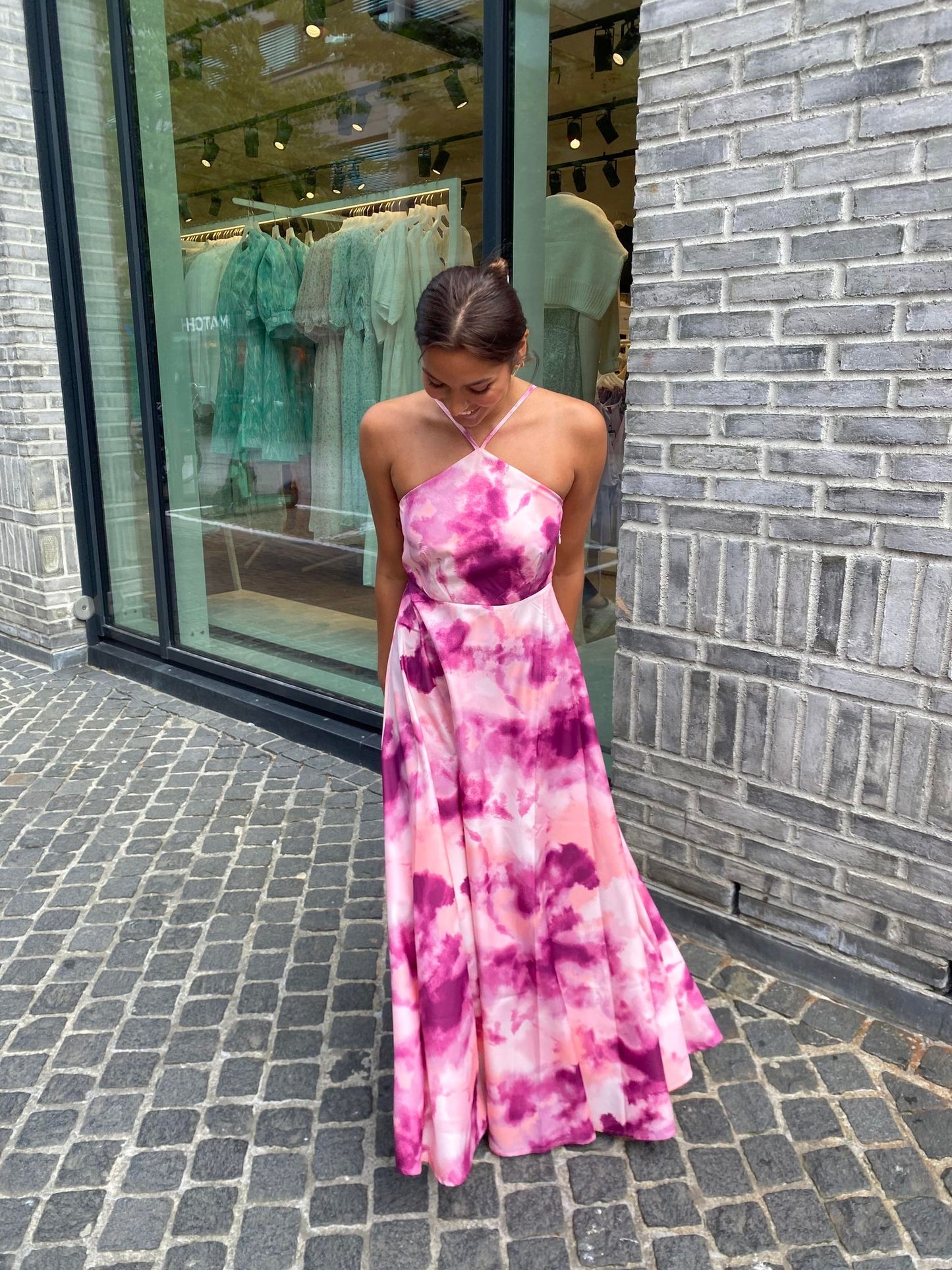 SELECTED FEMME - AMBER Dress - Chalk Pink