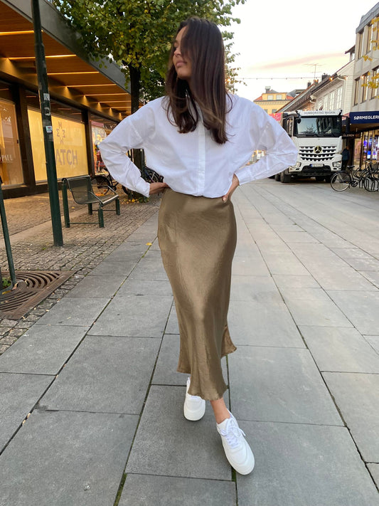 SELECTED FEMME - SILVA-LENA SKJØRT - Gold Colour