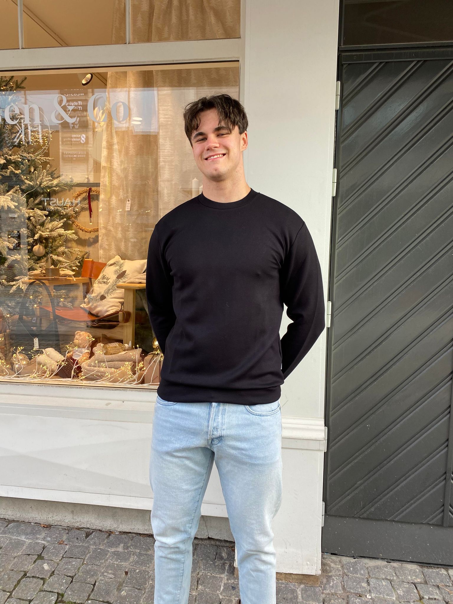 SELECTED HOMME - EMANUEL Sweat - Black