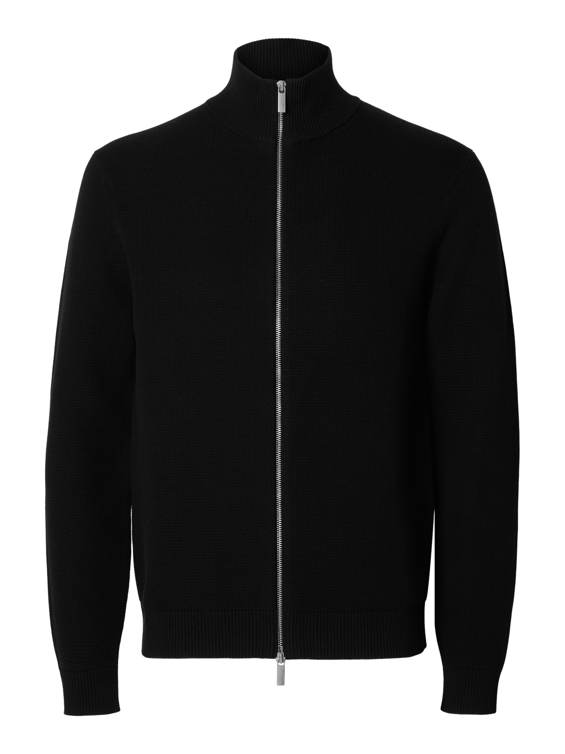 Dane Full Zip Cardigan - Sort/ Black