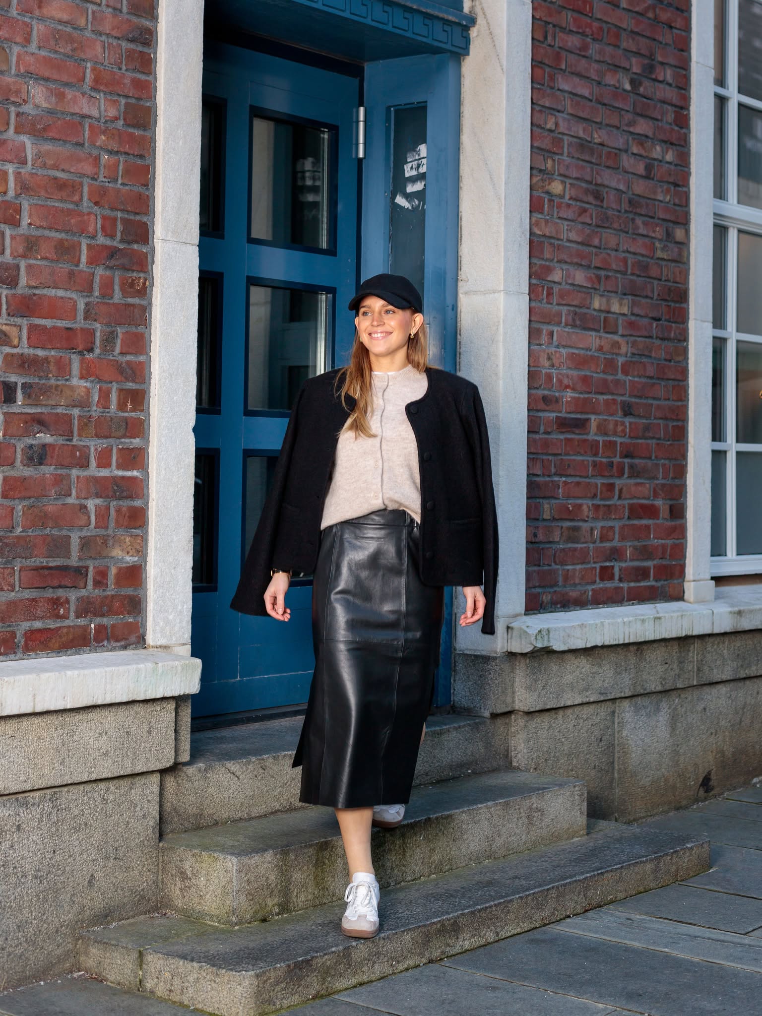 Fianna Midi Skjørt - Sort/ Black