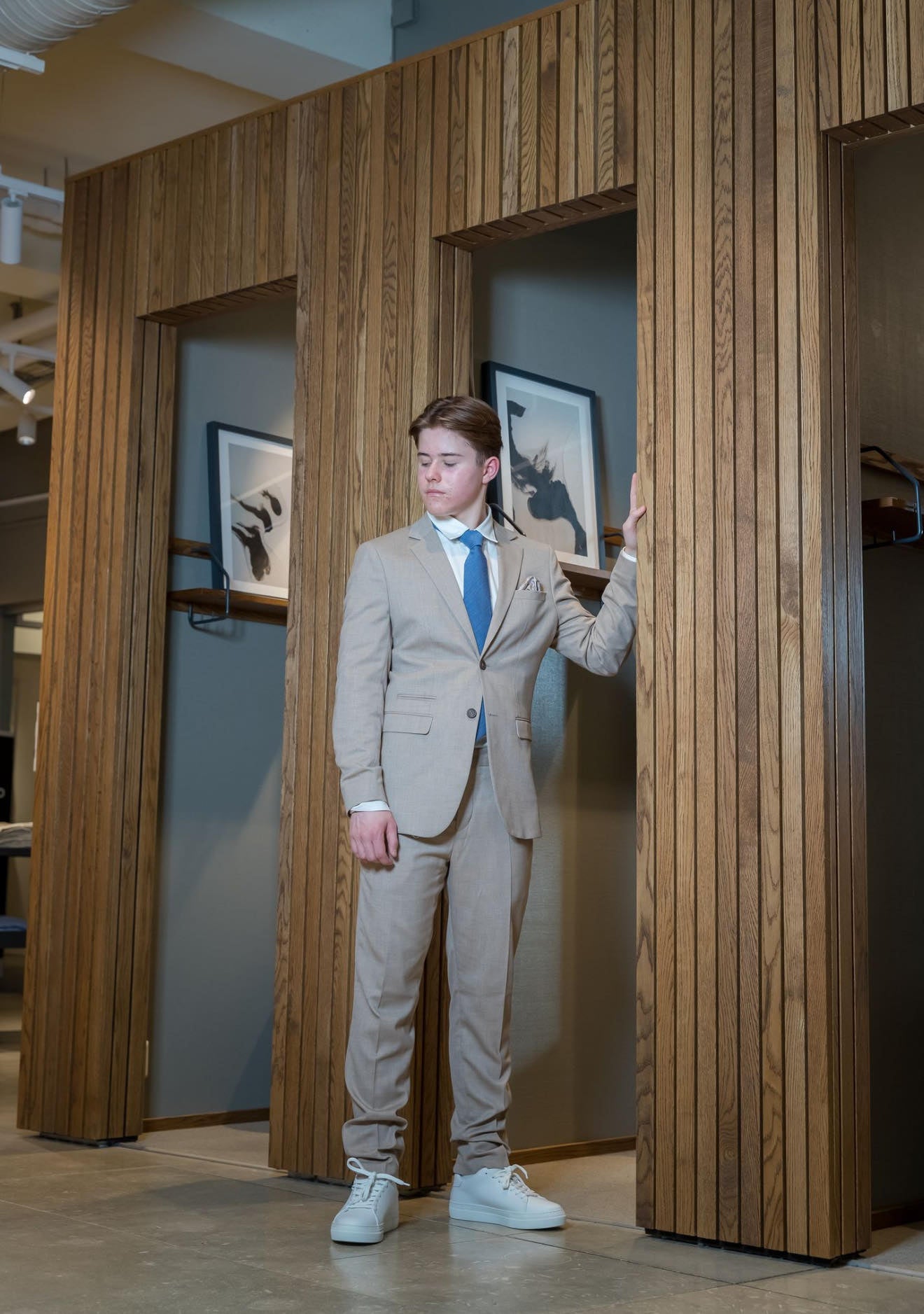 Neil Dressjakke Blazer - Beige/ Sand