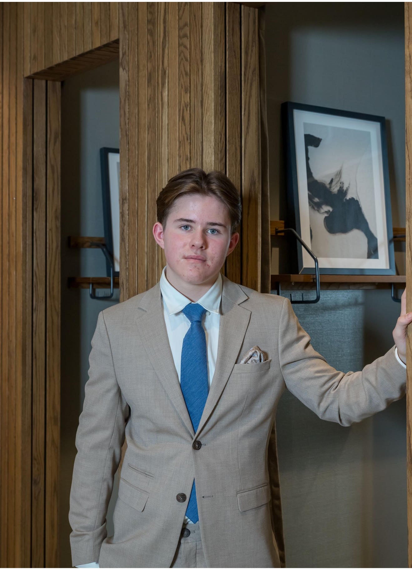 Neil Dressjakke Blazer - Beige/ Sand