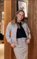 Alba Krista Langt Skjørt - Beige/ Beige