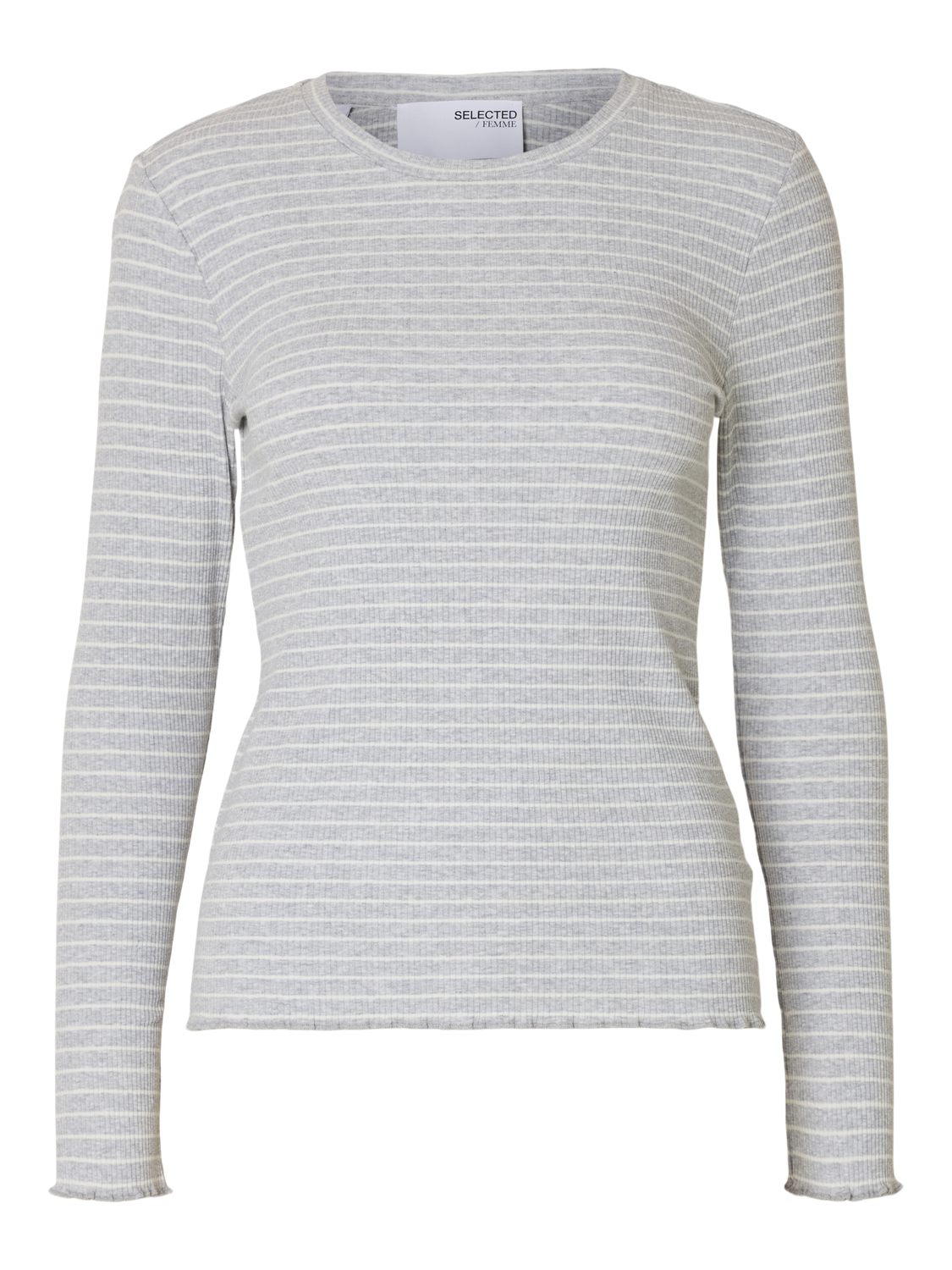 Anna T-Shirt - Grå/ Light Grey Melange