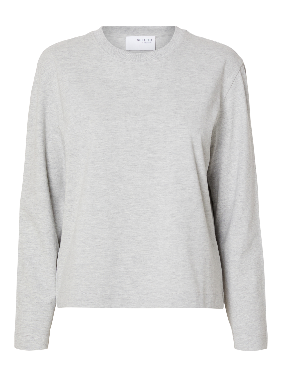 Essential Boxy T-Skjorte - Grå/ Light Grey Melange