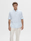 Regular Lin skjorte - Blå/ Skyway