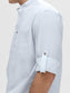 Regular Lin skjorte - Blå/ Skyway