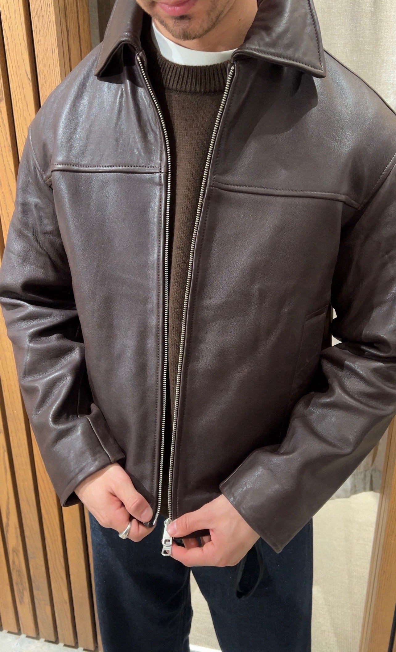 Noah Skinnjakke - Brun/ Demitasse