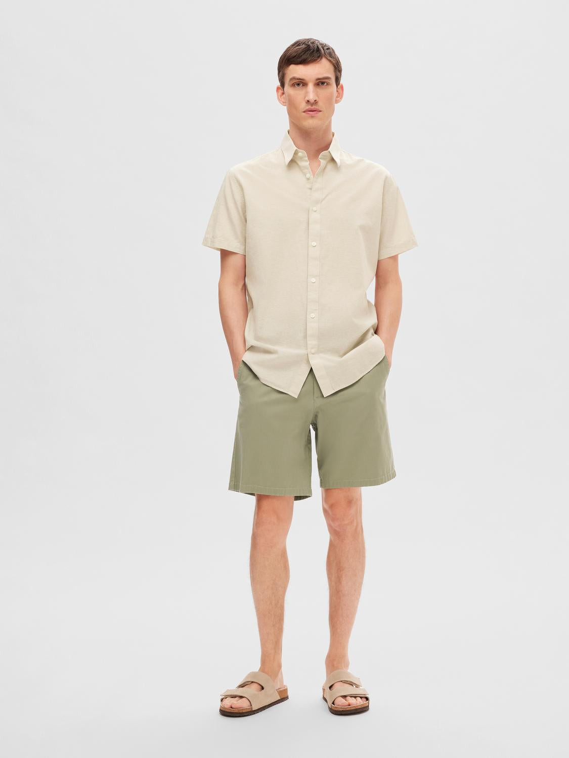 Bill Flex Shorts - Grønn/ Vetiver