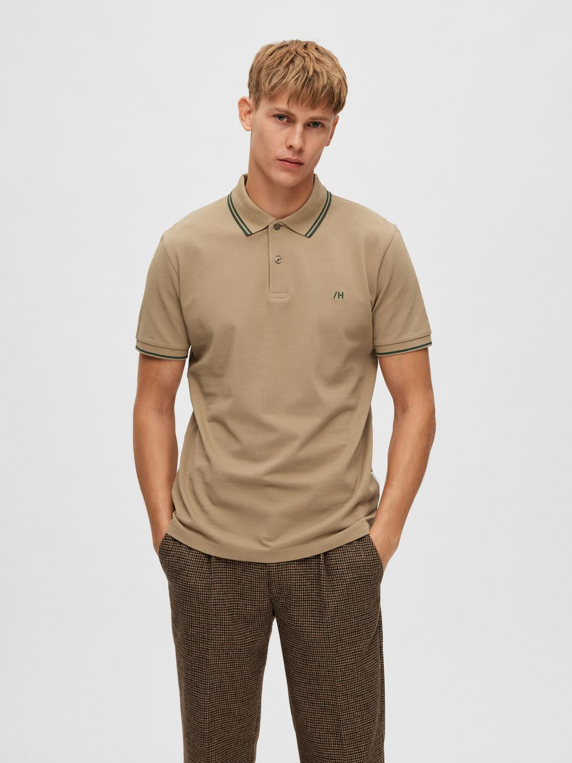 Dante Sport Polo Skjorte - Beige/ Kelp