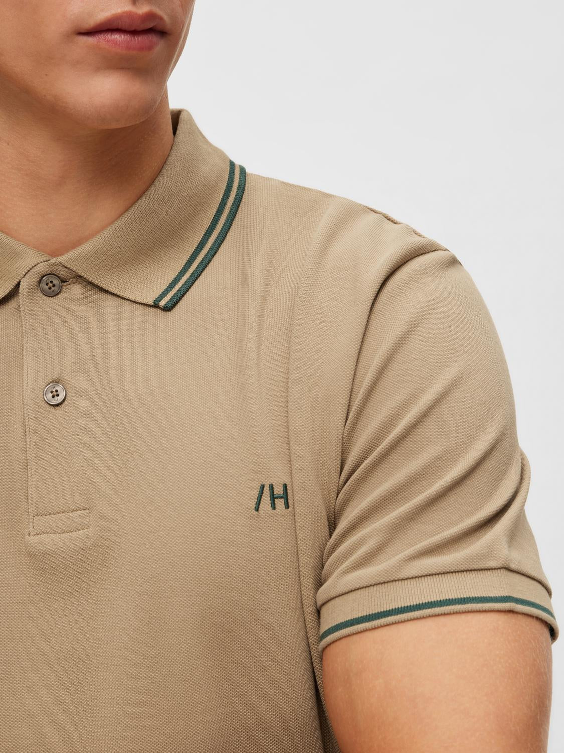 Dante Sport Polo Skjorte - Beige/ Kelp