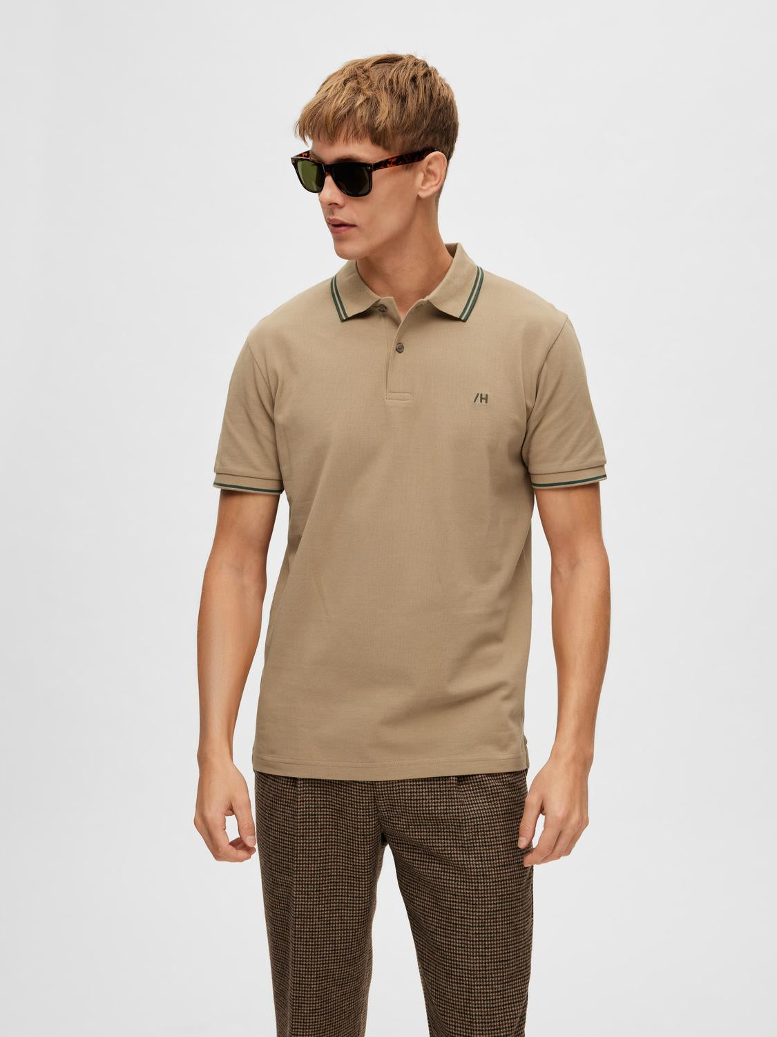 Dante Sport Polo Skjorte - Beige/ Kelp