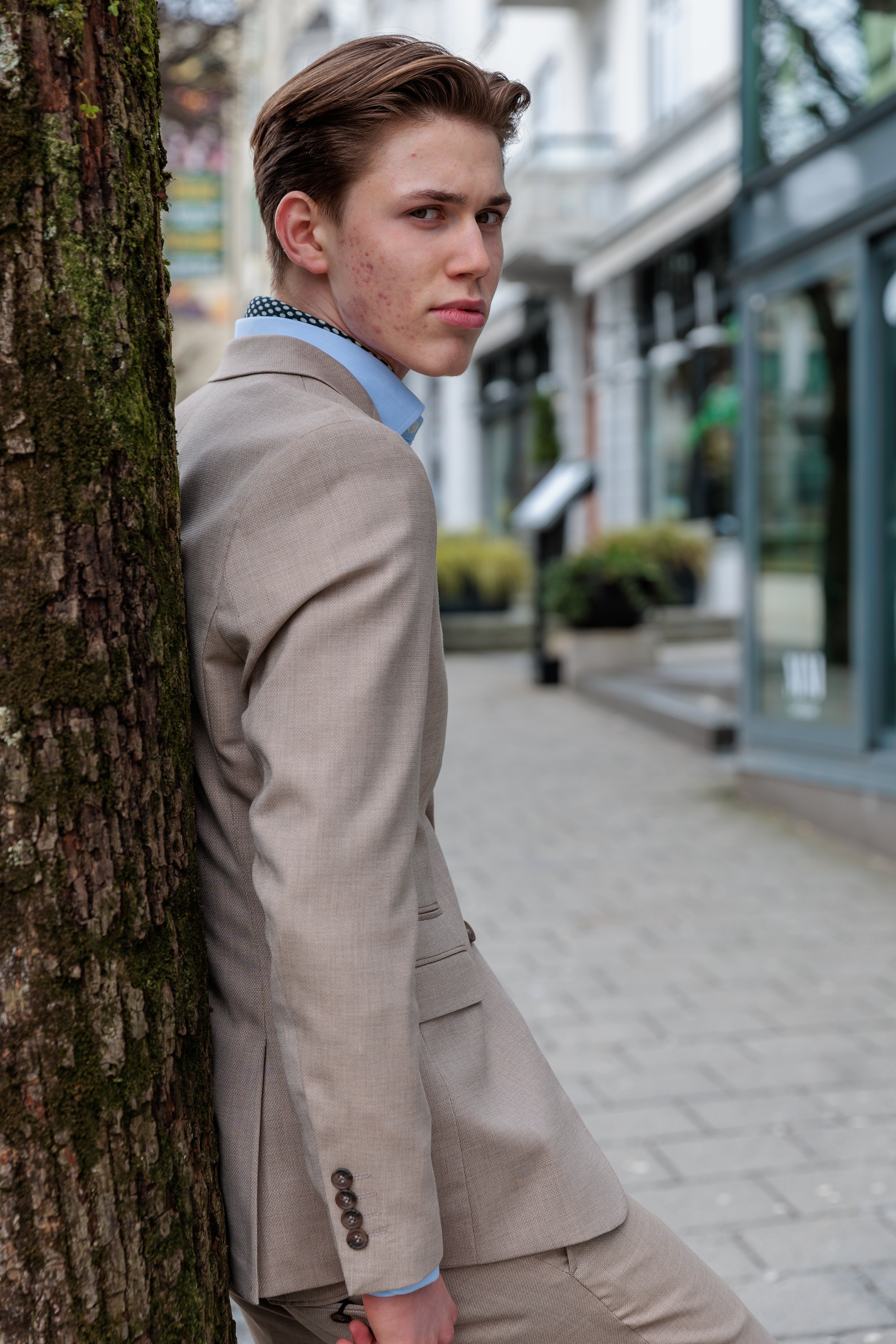 Neil Dressjakke Blazer - Beige/ Sand