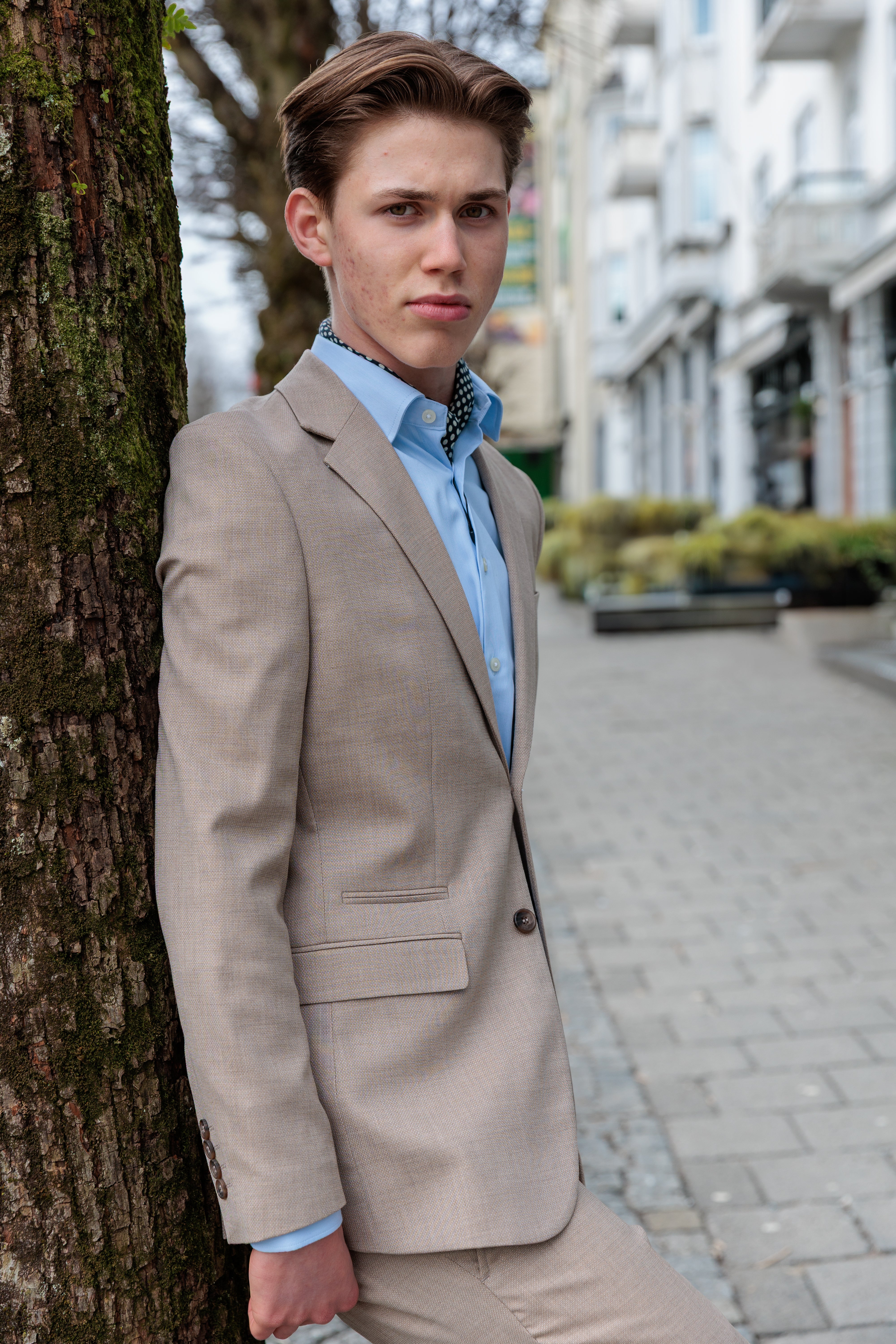 Neil Dressjakke Blazer - Beige/ Sand