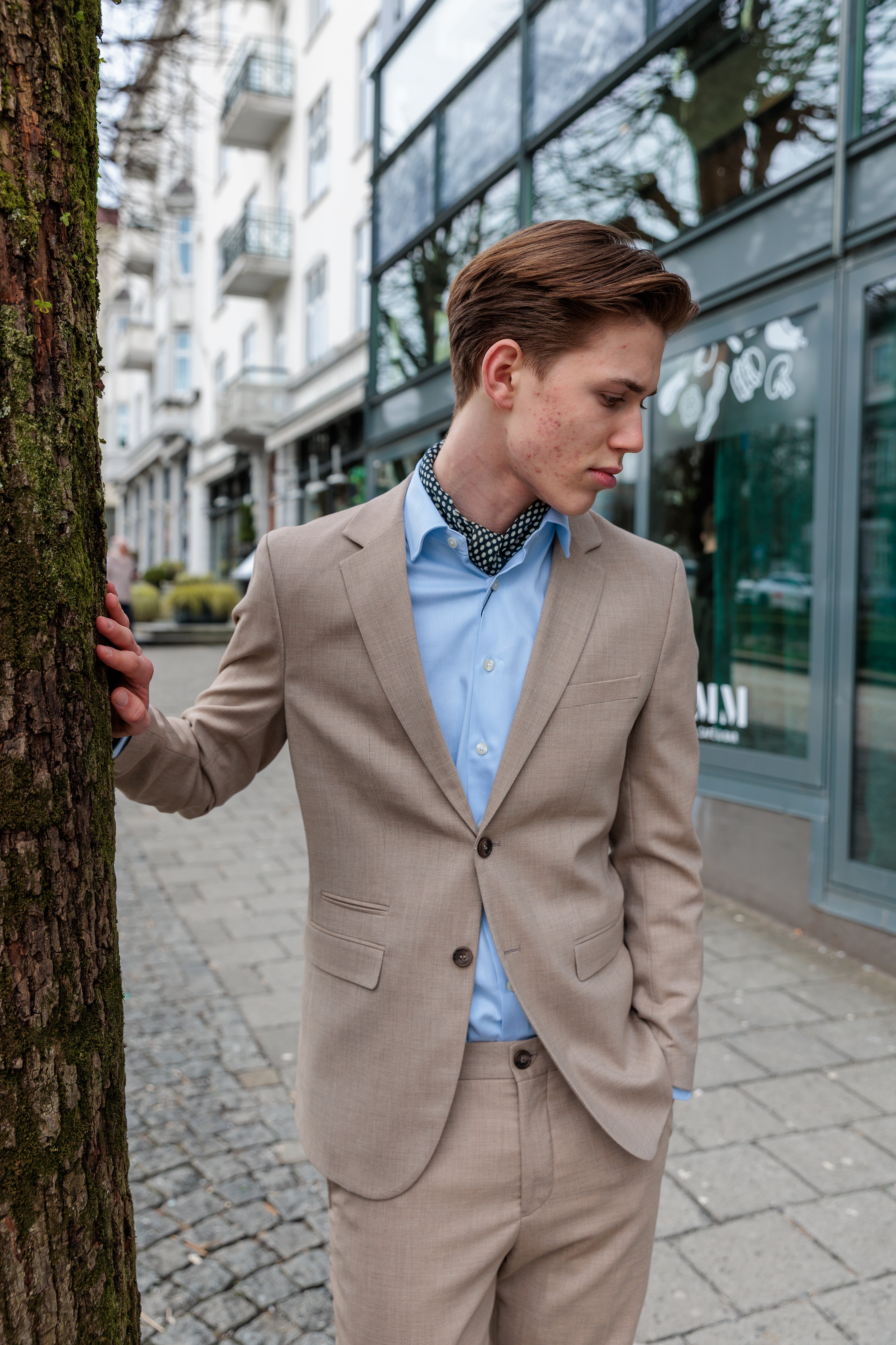 Neil Dressjakke Blazer - Beige/ Sand