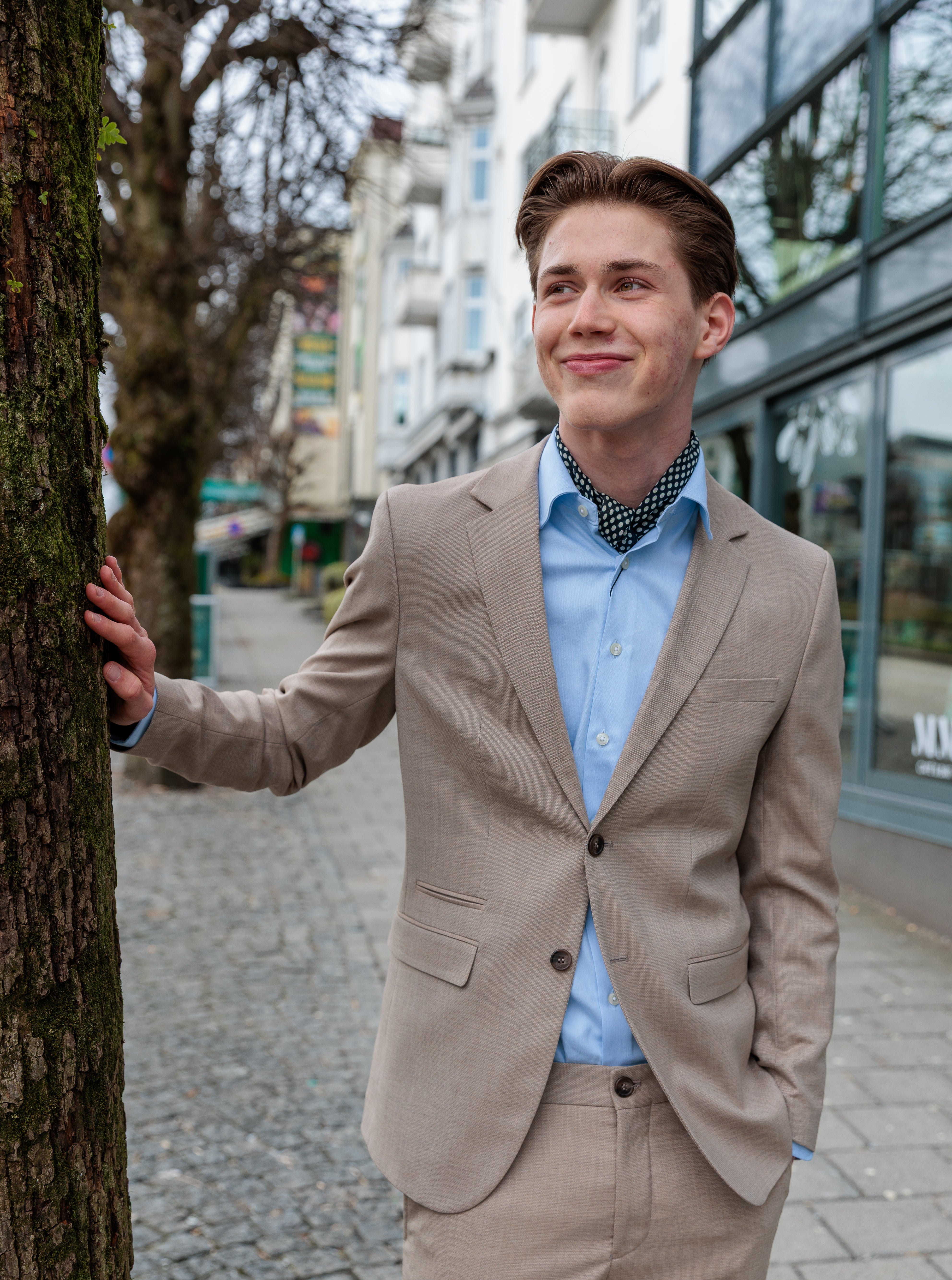 Neil Dressjakke Blazer - Beige/ Sand