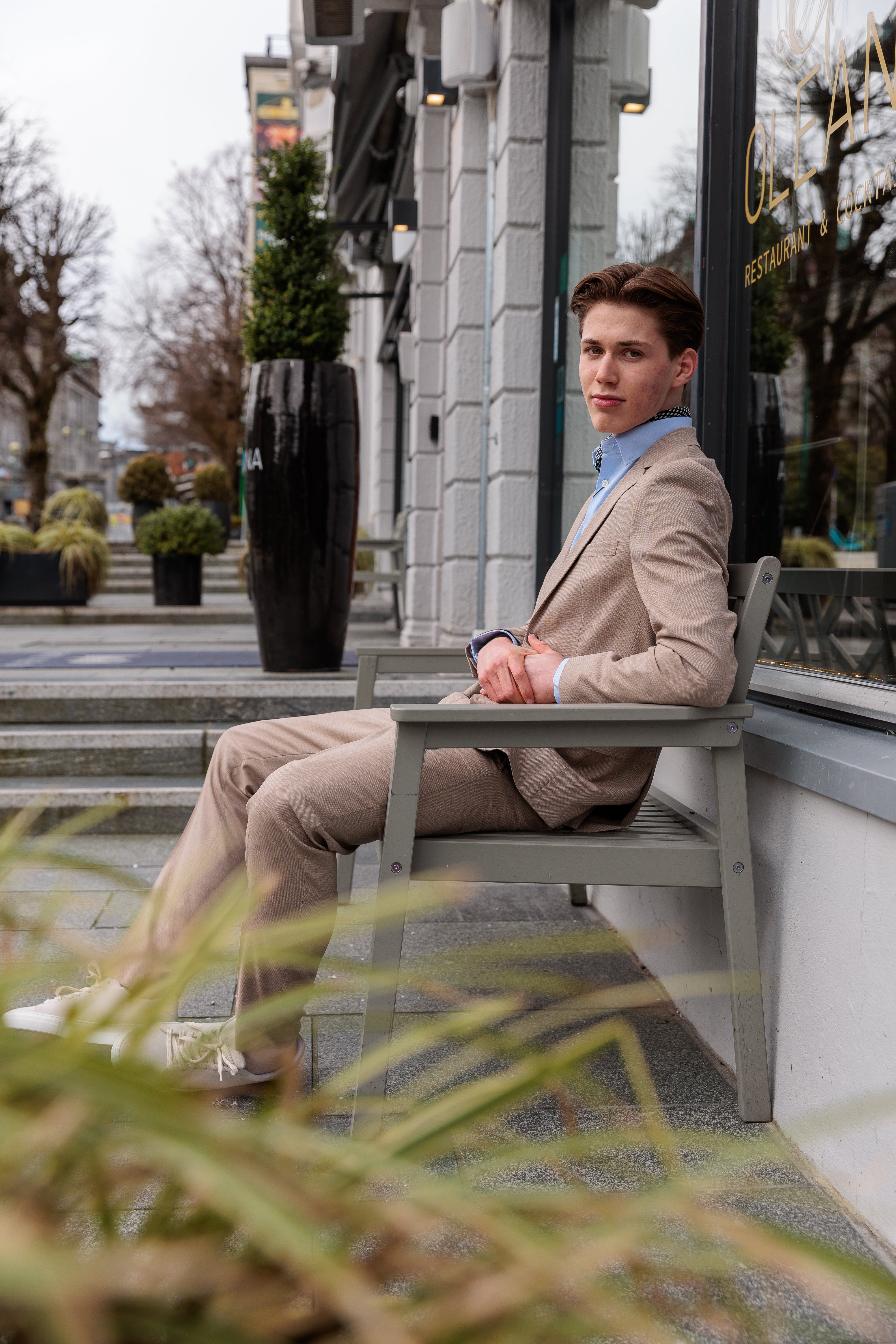 Neil Dressjakke Blazer - Beige/ Sand