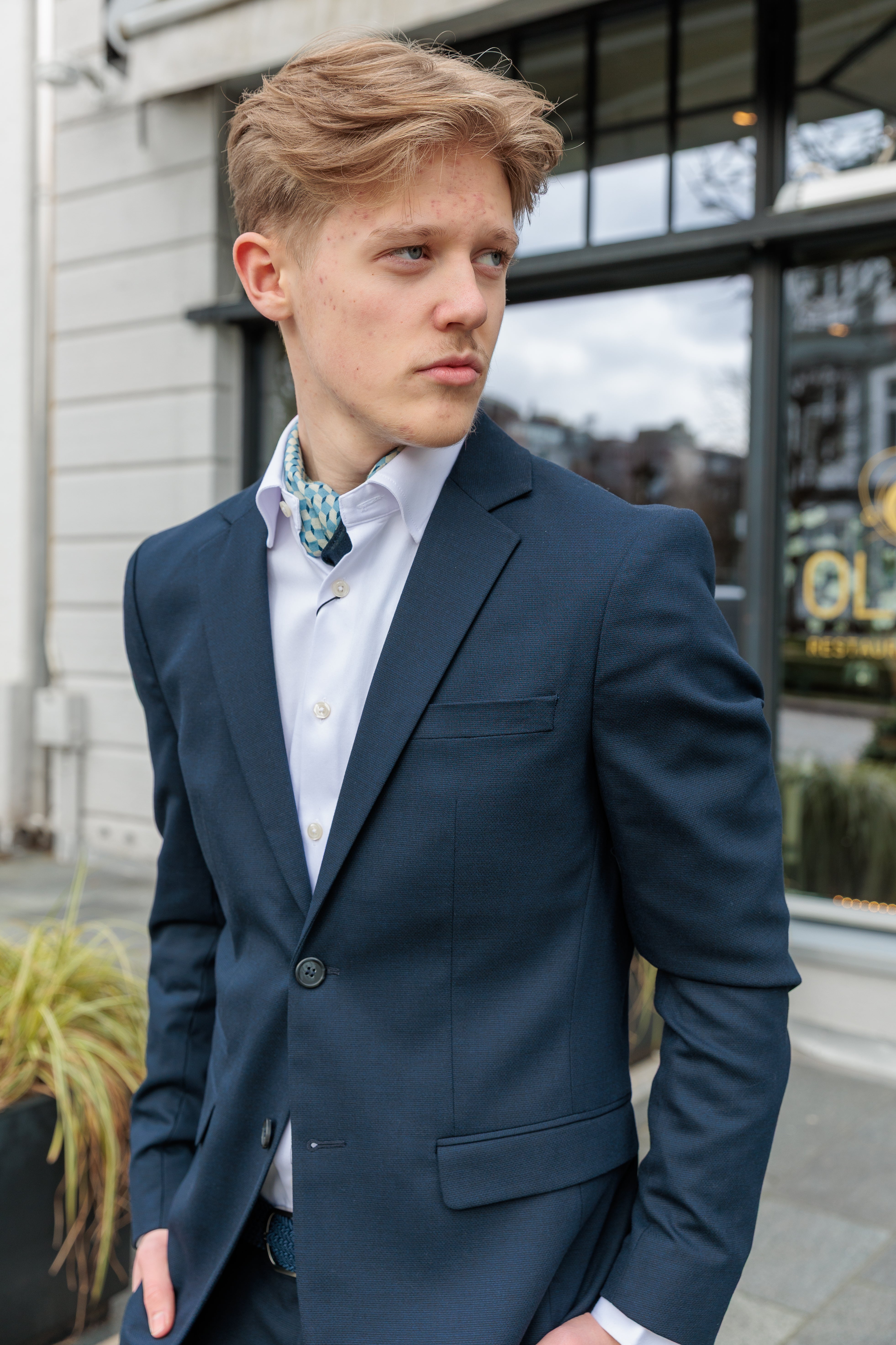 Neil Dressjakke Blazer - Blå/ Navy Blazer