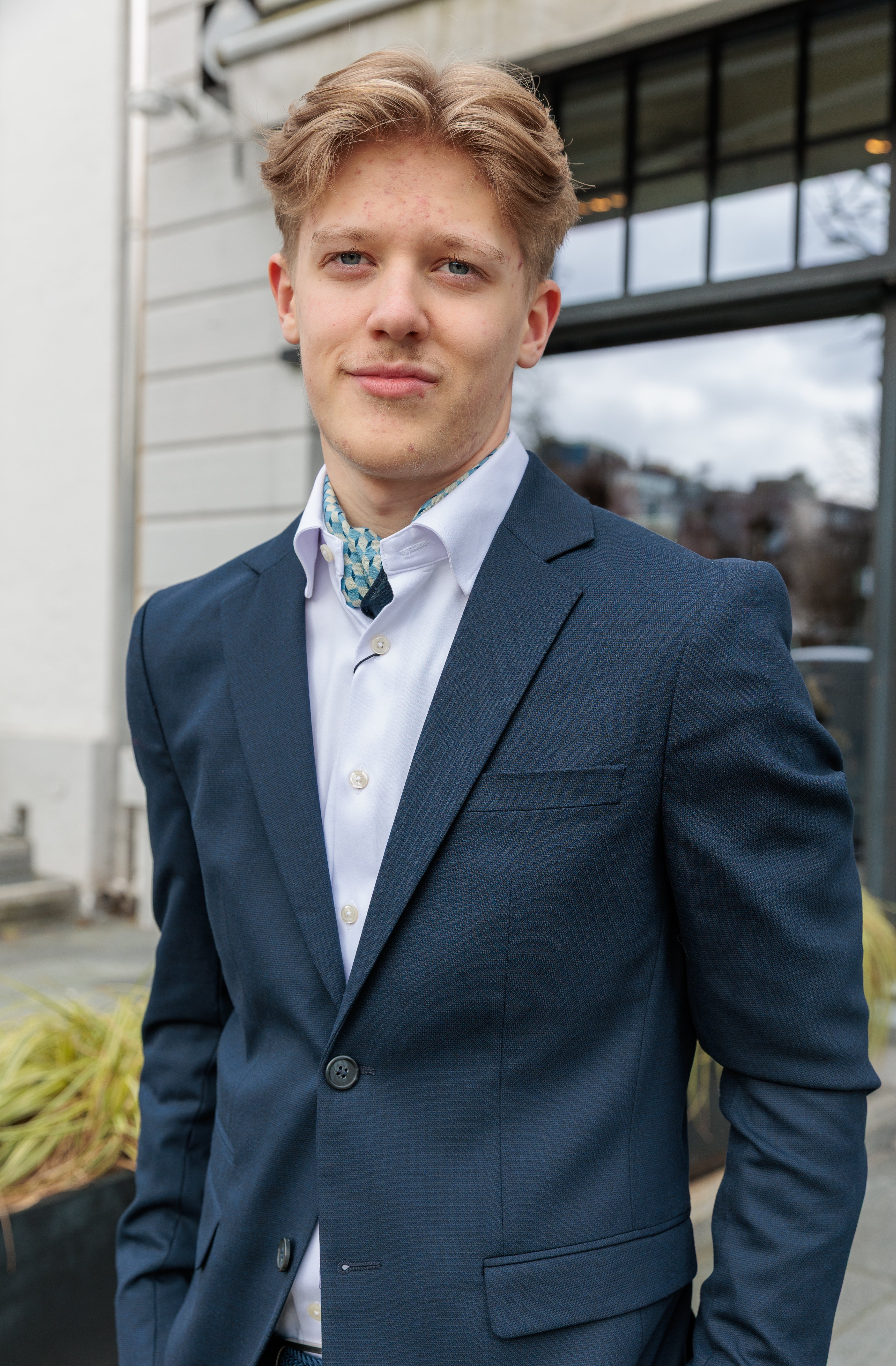 Neil Dressjakke Blazer - Blå/ Navy Blazer