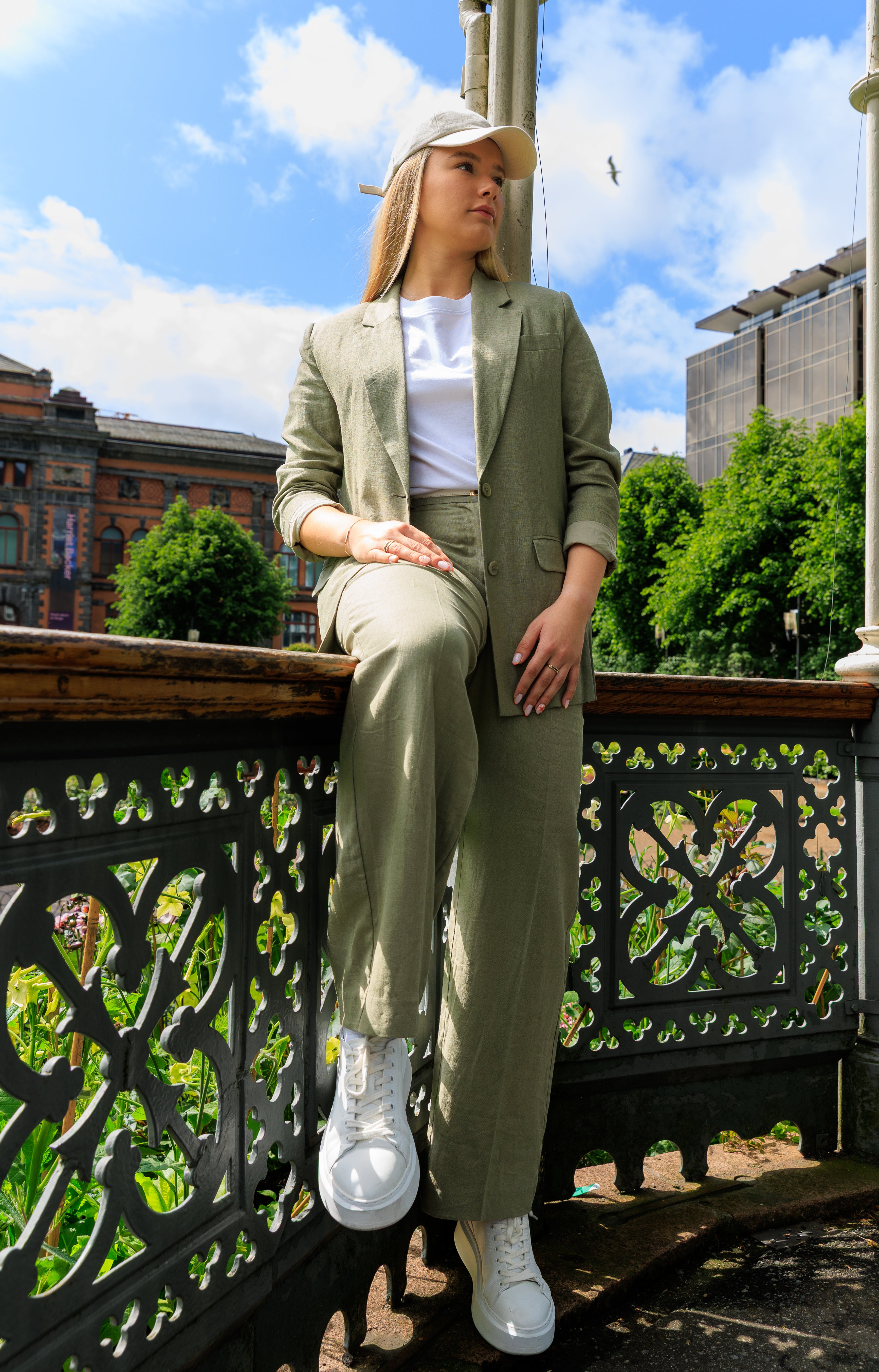 Tania Rita Dress Bukser - Grønn/ Vetiver