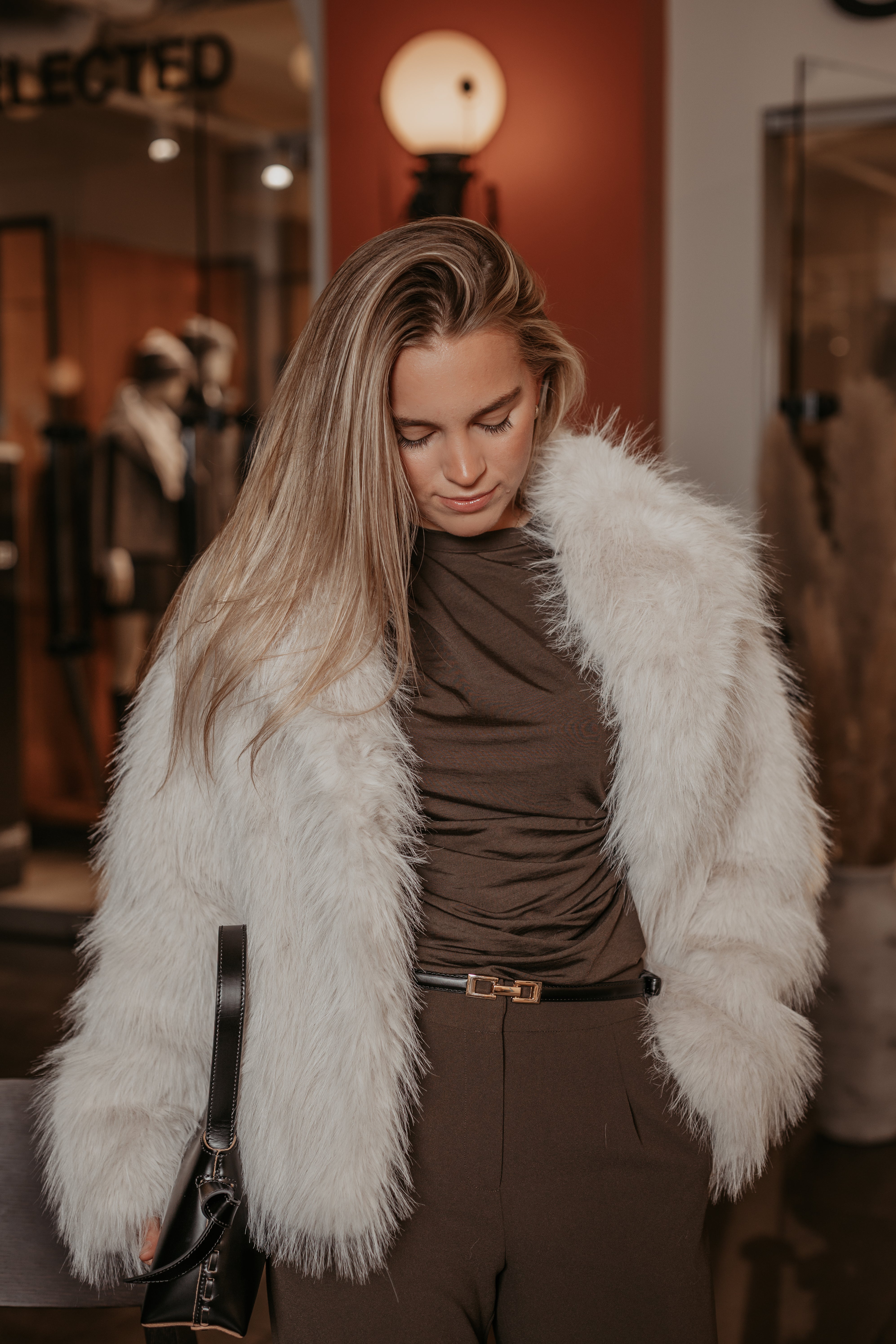 Brea Jakke - Beige/ Birch