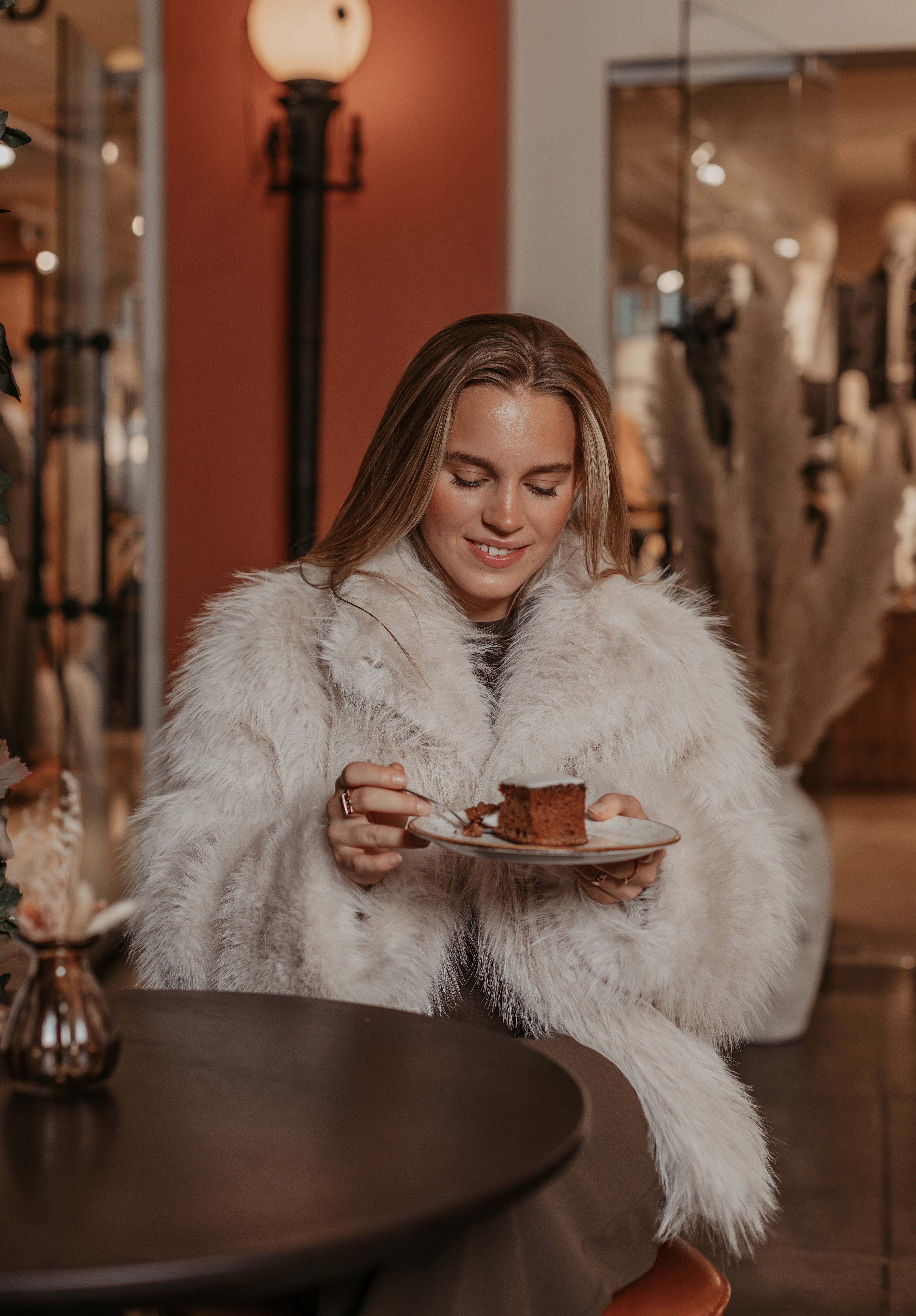 Brea Jakke - Beige/ Birch