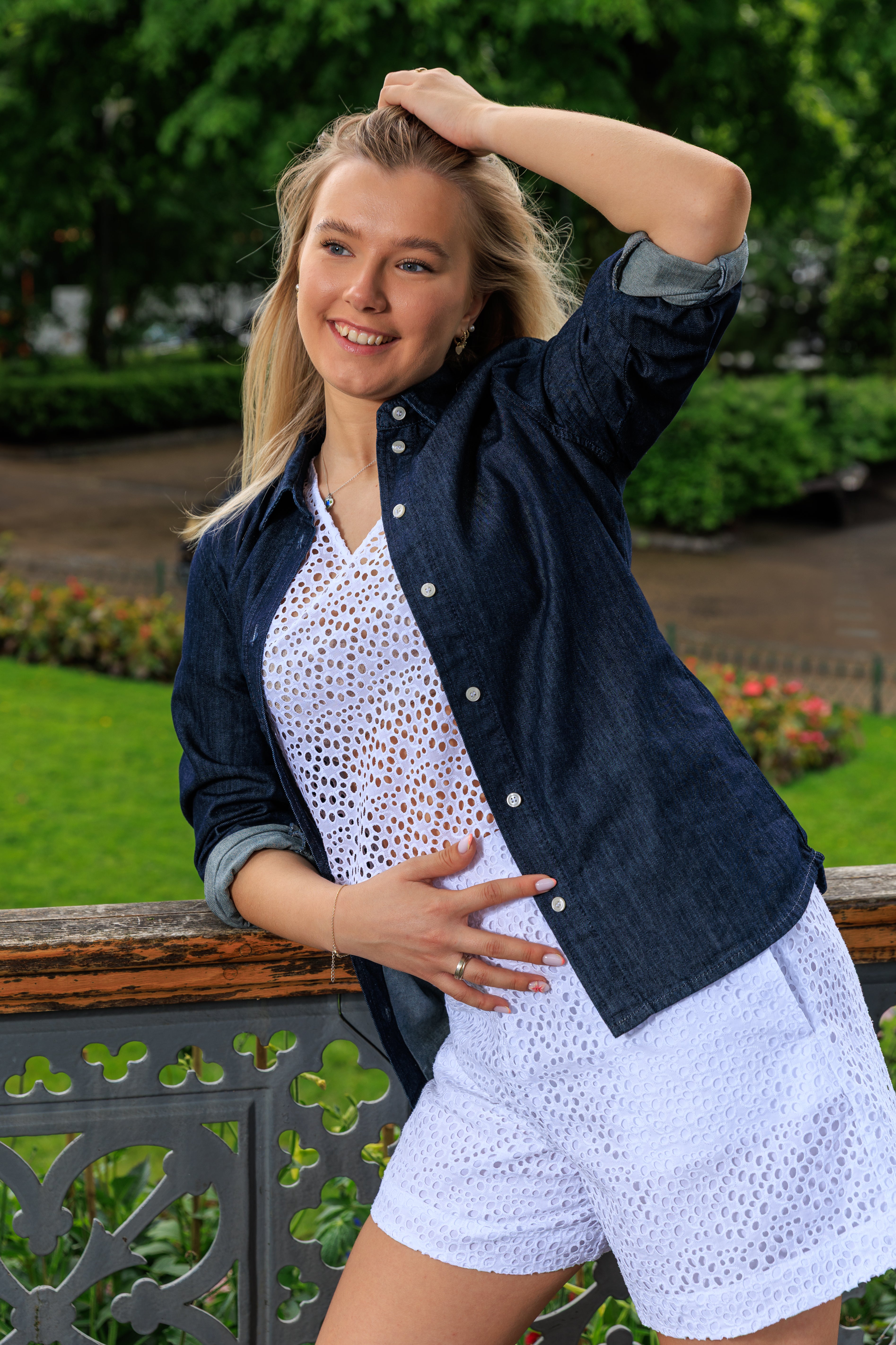 Laerke Topp - Hvit/ Bright White