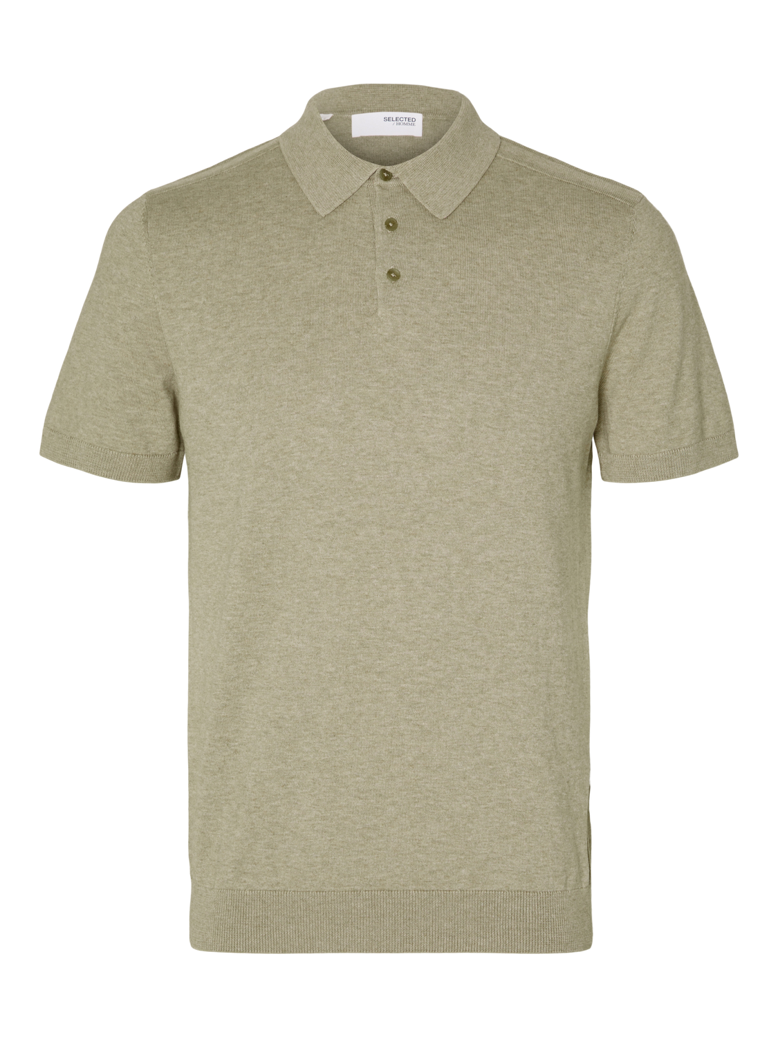 Berg kortarm Polo Genser - Grønn/ Vetiver