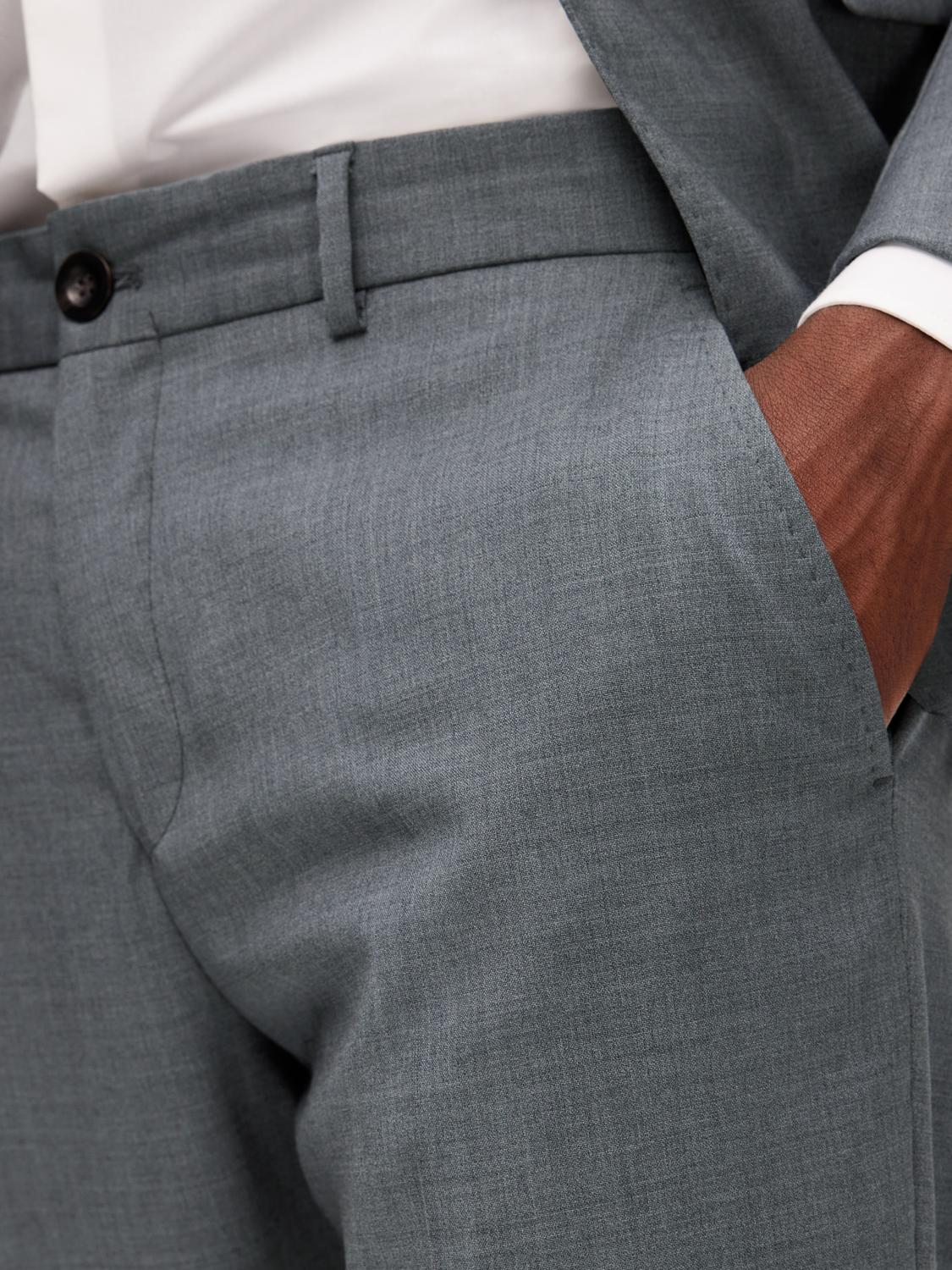 Slim Elton Dressbukser - Grå/ Grey