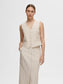 Tania Hilda Vest - Beige/ Sandshell