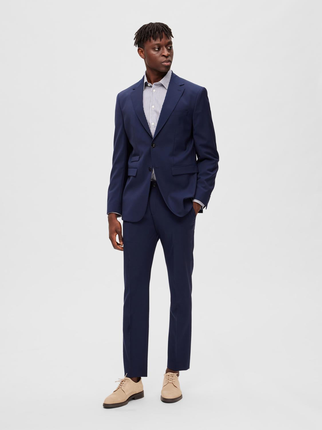 Slim Elton Blazer - Blå/ Navy Blazer