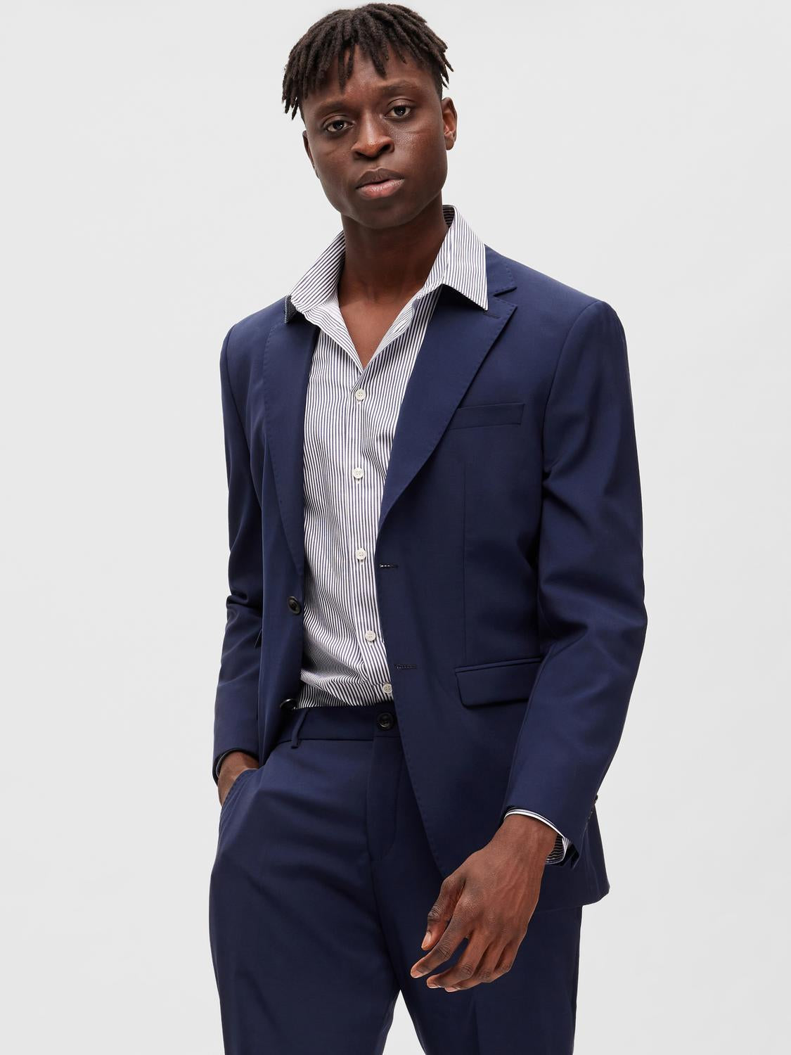 Slim Elton Blazer - Blå/ Navy Blazer