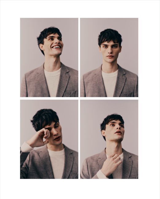 Slim Oasis Lin Blazer - Brun/ Dark Sand Melange