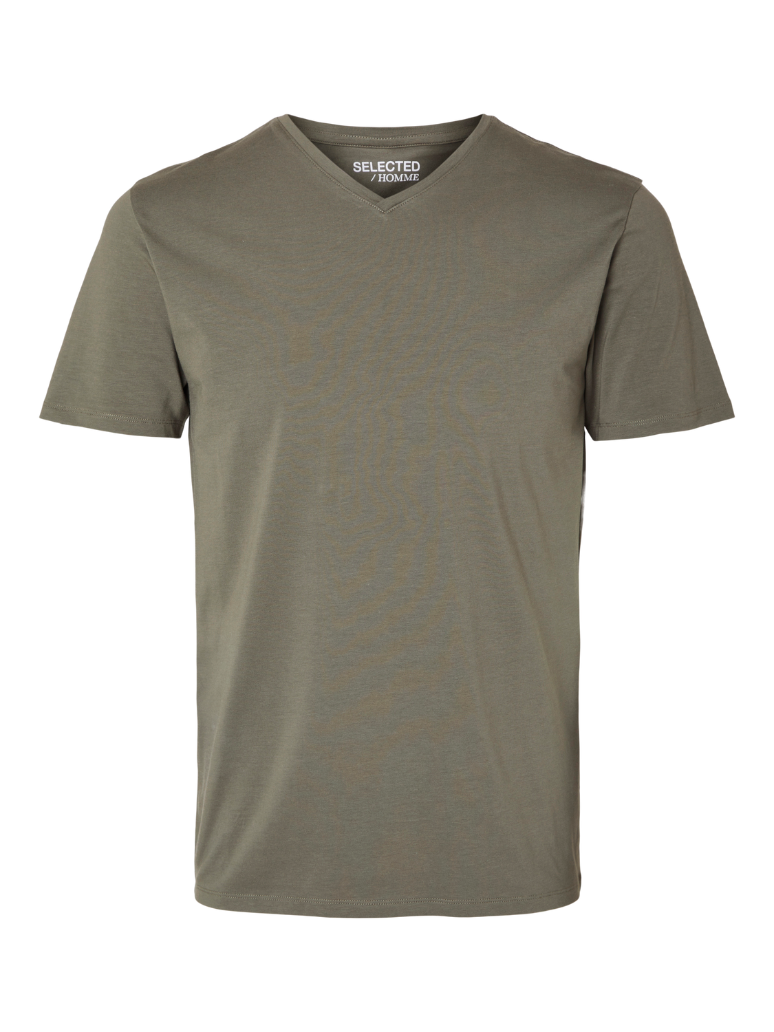 Pima V-Neck T-Skjorte - Grønn/ Kalamata