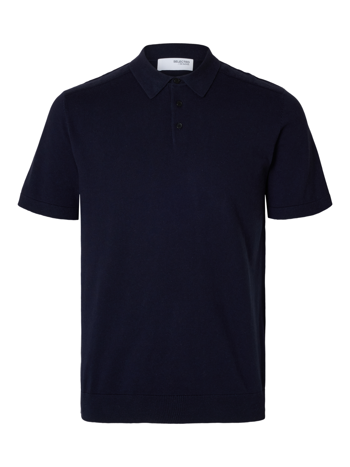 Berg kortarm Polo Genser - Blå/ Navy Blazer