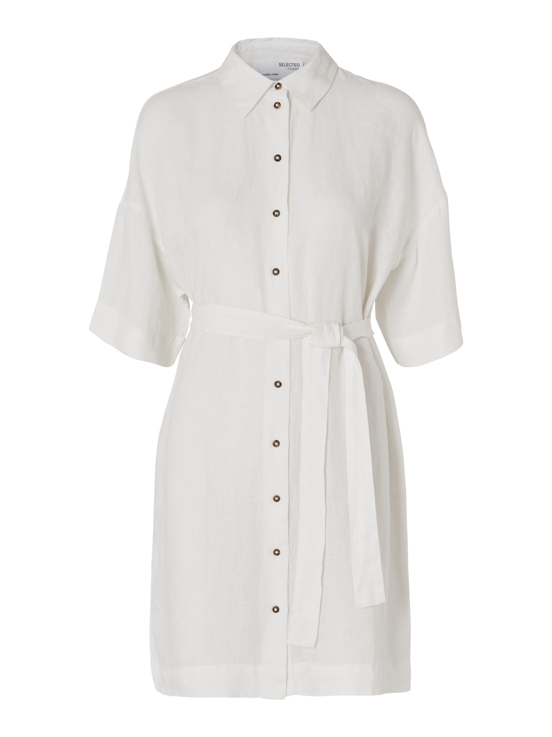 Linnie Lin Kjole - Hvit/ Snow White