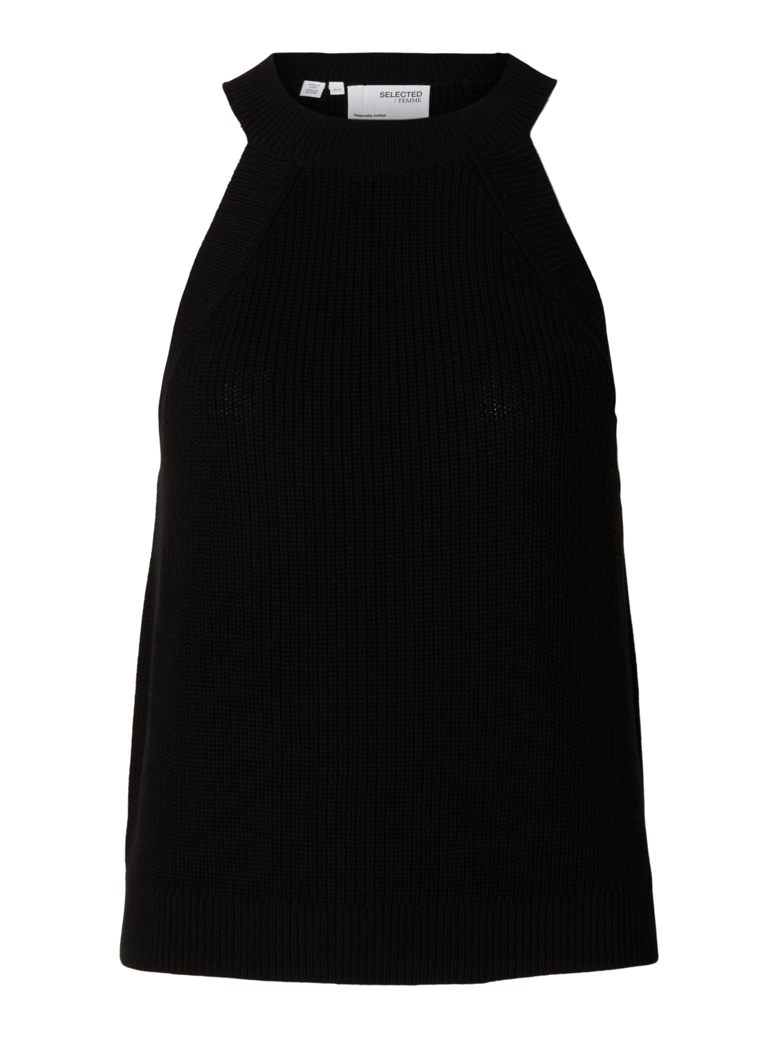 Vinna strikket Topp - Sort/ Black