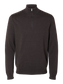 Berg Half Zip Genser - Brun/ Chocolate Torte