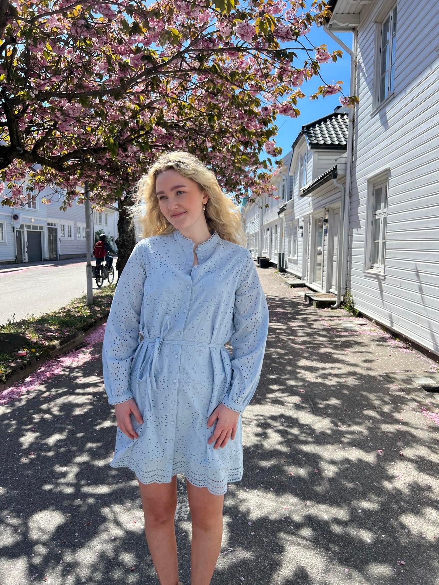 Tatiana blonde kjole - Blå/ Cashmere Blue