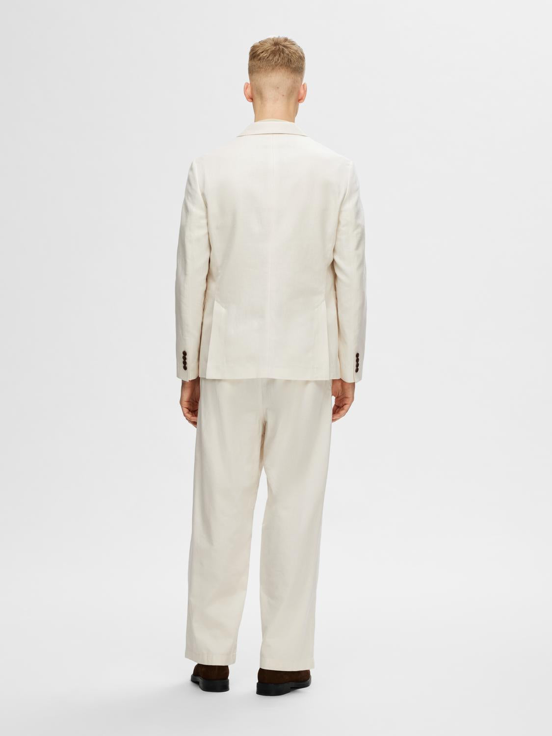 Regular Malik Blazer - Beige/ Egret