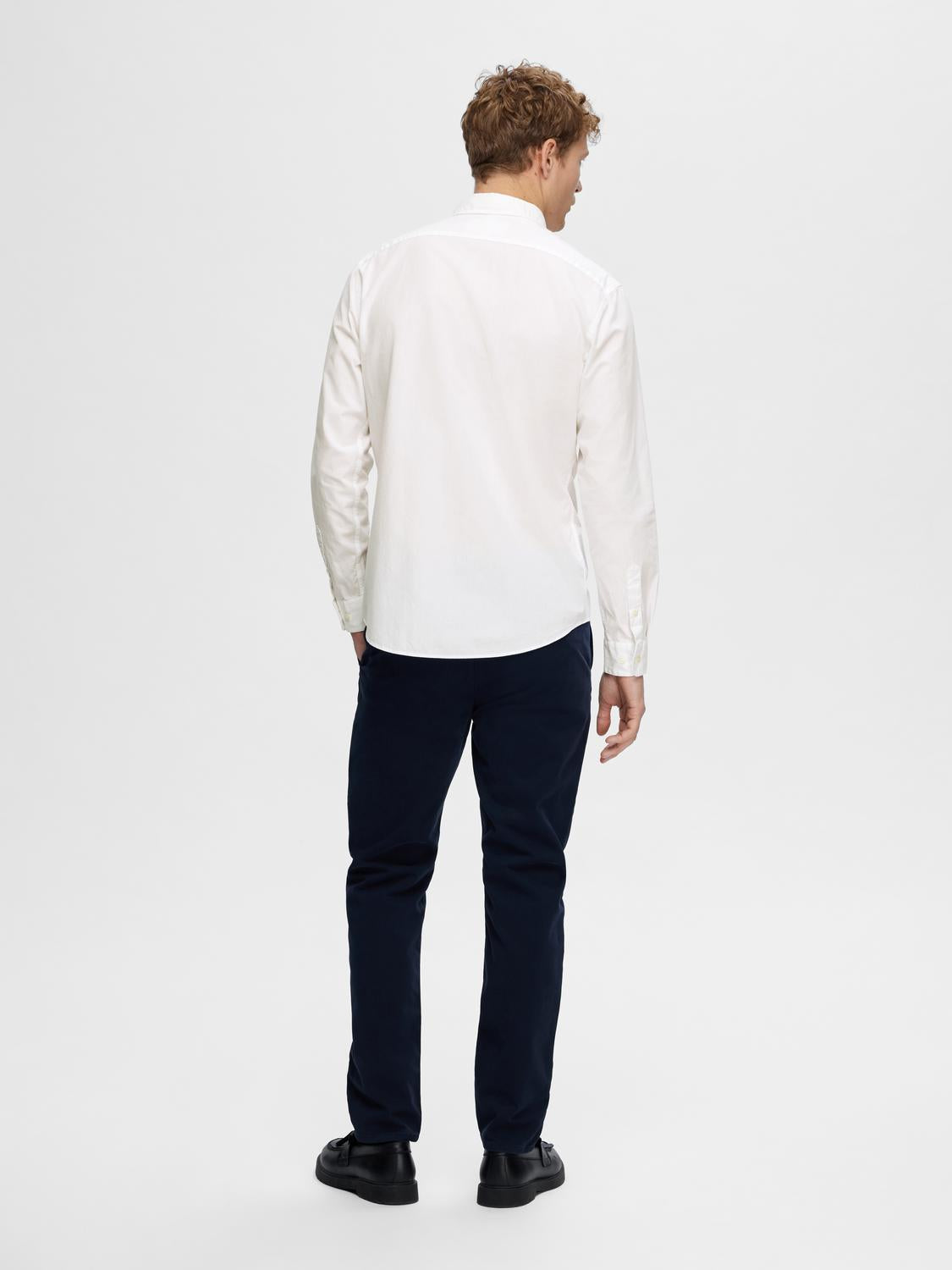 SLHSLIMRICK-POPLIN Shirt - White