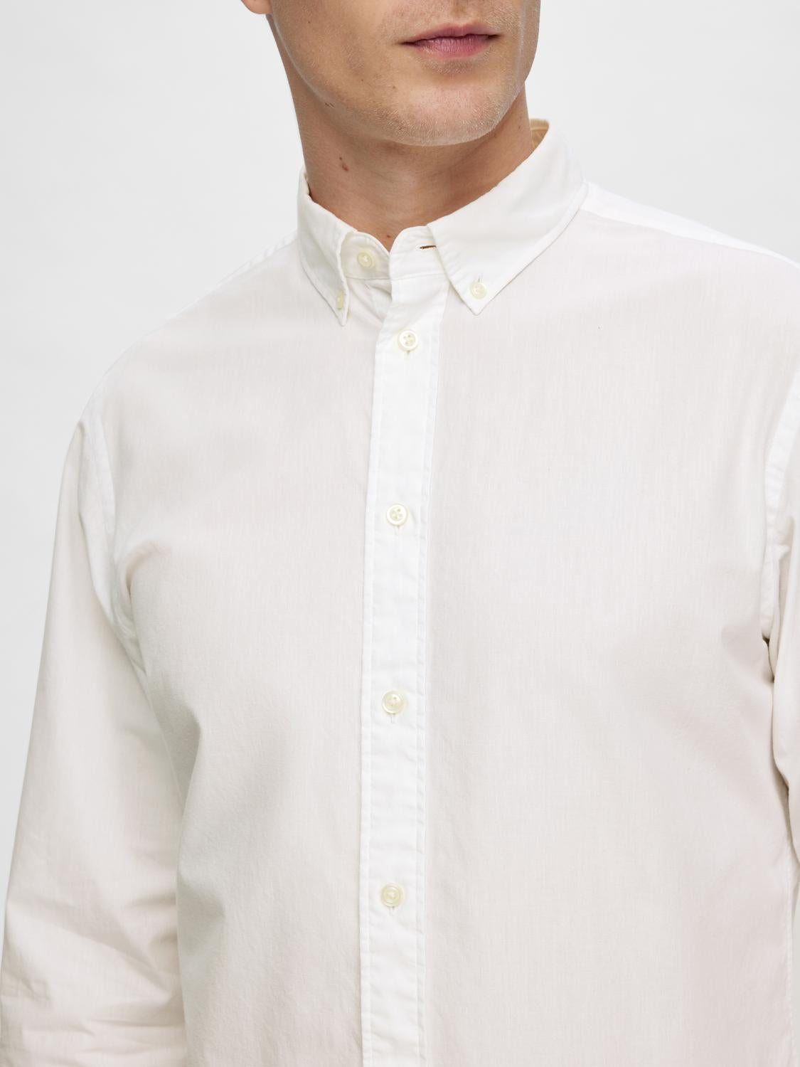 SLHSLIMRICK-POPLIN Shirt - White