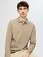 Slim Toulouse Polo-Skjorte - Beige/ Pure Cashmere