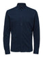 SLHSLIMKNITTED-NEW Shirts - Dark Blue